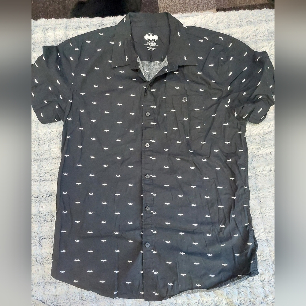 Black Batman Logo Men's‎ Shirt